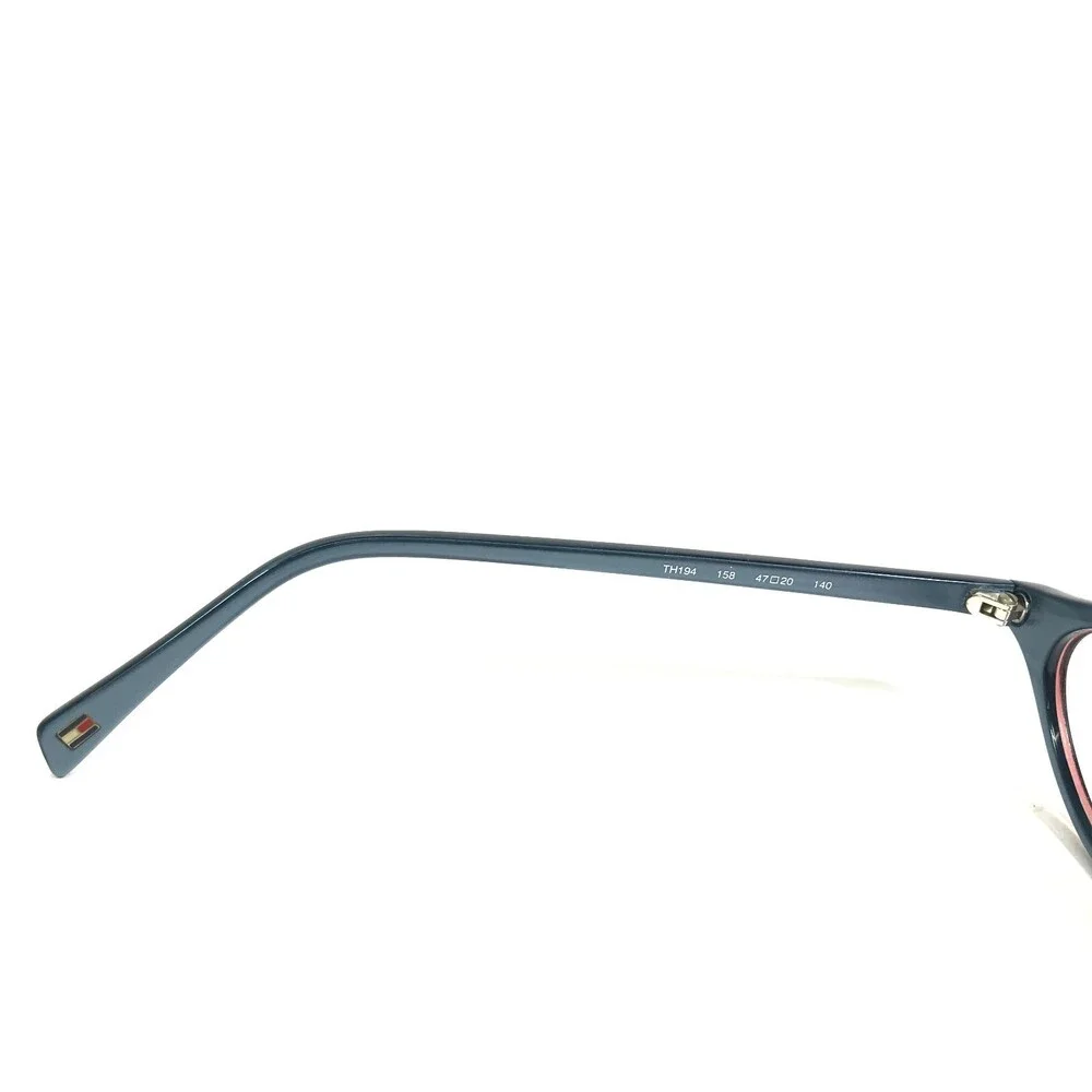 Tommy Hilfiger Eyeglasses Frames TH194 158 Brown Blue Round Full Rim 47-20-140
